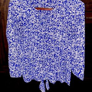 Floral Professional Top